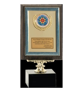 ODAK KUPA - Ahşap Plaketler - PL-122 A - 15x20 cm