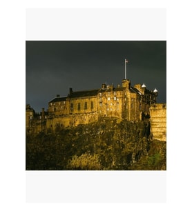 Edinburgh Kalesi Tablo Ahşap Poster Dekoratif