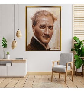 ÇERÇEVELİ ATATÜRK TABLO S585
