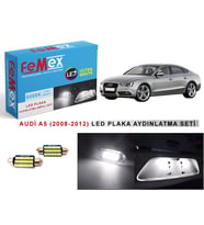 Audi A5 (2008-2012) LED Plaka Aydınlatma Ampul Seti FEMEX Parlak Beyaz