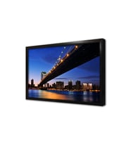 New York Gece Çerçeveli Mdf Tablo