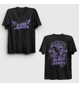 Presmono Unisex Siyah Lord Of This World Black Sabbath Sırt Baskılı T-Shirt 517207tt