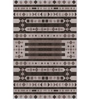Eliana Home Baskılı, Yıkanabilir Kaymaz Taban Salon Halısı LNA0163-SD1116 100x150 cm (Kahverengi)