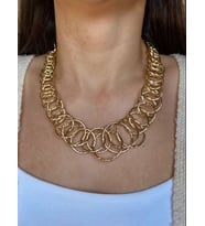 Gold Halka Zincir Kolye