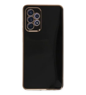 Newface Samsung Galaxy A52 Kılıf Volet Silikon - Siyah