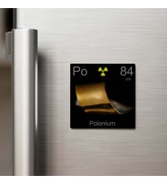 Polonium (Polonyum) Elementi – Buzdolap Magneti – 9x9 cm