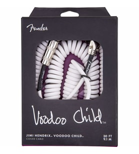 Fender JH VOODOO CHILD CABLE WHT 30