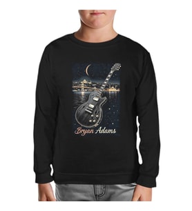 Bryan Adams - Gitar İstanbul Siyah Çocuk Sweatshirt