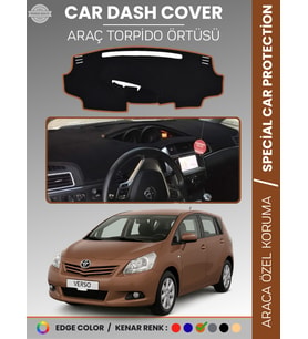 TOYOTA VERSO (2009-2018) Torpido Örtüsü Ön Göğüs Koruma Tam Uyum Kolay Montaj
