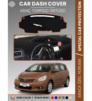TOYOTA VERSO (2009-2018) Torpido Örtüsü Ön Göğüs Koruma Tam Uyum Kolay Montaj