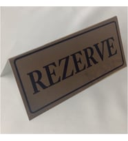 5 ADET GOLD RENKLİ REZERVE YAZISI