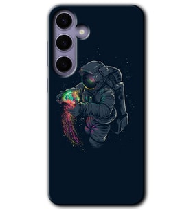 Galaxy S24 Kılıf HD Desen Baskılı Kılıf - Astronot Kıyafeti