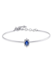 0.75 Karat Safir Pırlanta Bileklik