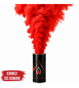 Kırmızı Renk Sis Kırmızı Duman 1 Adet