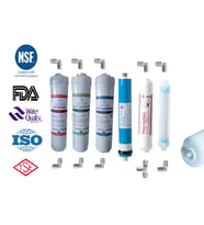 Aquafly 12" Inline 6lı Takım DETOX İNFRARE Su Arıtma Filtresi Kapalı Kasa Cihaz Uyumlu