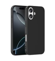 Coverzone iPhone 17 ?le Uyumlu K?l?f Z-Mara Lansman Vieri Tam Koruma Arka Kapak Kamera Koruma �?k?nt?l? P�r�zs�z Y�zey Siyah Kapak
