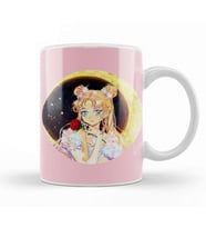 Sailor Moon Light Fanart 01 Kupa Bardak Porselen