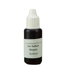 Sıvı Sabun Boyası Sıvı 10 GR  Kırmızı
