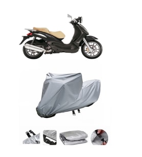 Piaggio Beverly 500  Gri Motosiklet Brandası ARKA ÇANTA UYUMLU DEĞİLDİR
