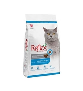 Reflex Somonlu ve Hamsili Yetiskin Kedi Mamasi 15 kg