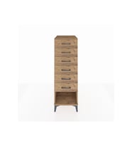 Kronos Dolap 6 Çekmeceli 44x59x134 Çam-Çam