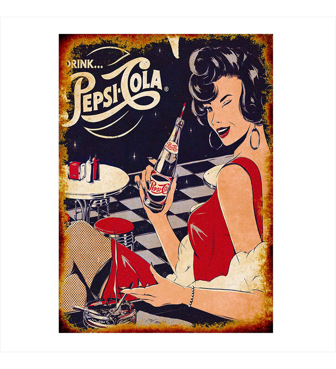 Pepsi Cola Mdf poster
