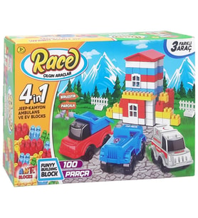 Asya Oyuncak Ant Blocks 100 Parça City Set