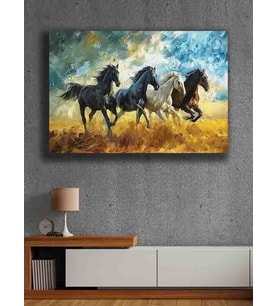 Koç stüdyo Modern tasarım kanvas tablo 50x70 (Çok Renkli)