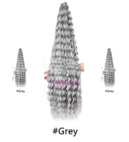 Afro Su Dalgası Saç 75m 120gr Kodu #-GREY
