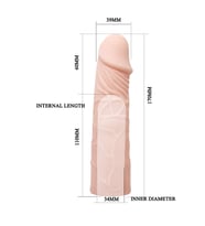 Uzatmalı prezervatif, dolgulu penis kılıfı