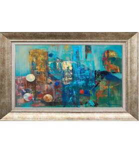 GÜMÜŞ ÇERÇEVELİ TABLO N1279