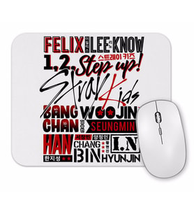Stray Kids Font Collage Mouse Pad