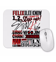 Stray Kids Font Collage Mouse Pad