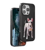 Venco Apple iPhone 16 Pro Max Perma Desenli Kapak - Siyah