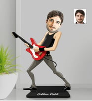 Kişiye Özel Gitar Erkek Ahşap Biblo-2
