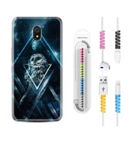 Xiaomi Redmi 8A 8 Pro 9C 9T 10C 11T Pro Kılıf Kablo Koruma Spiral Silikon Old Owl 1649