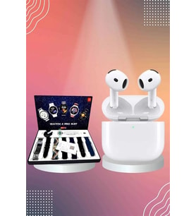 3.nesil Tws Bluetooth Kulaklık Bluetooth Bağlantılı Akıllı Saat Amoled Ekran Plastik Hasır Kordon