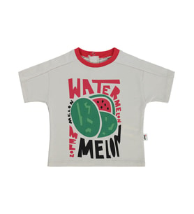 Civil Baby Watermelon Baskılı 6-18 Ay Tişört - Bej