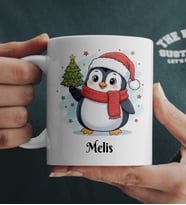 Kişiye Özel Penguenli Hediye Kupası