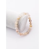 Flower Agate Doğal Taş Bileklik 8 mm Küre Kesim