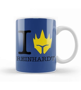 I Love Reinhardt Overwatch Kupa Bardak Porselen