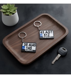 Kişiye Özel 3D Baskı Motor Plakalık – İsim & Plaka Yazılı Özel Tasarım