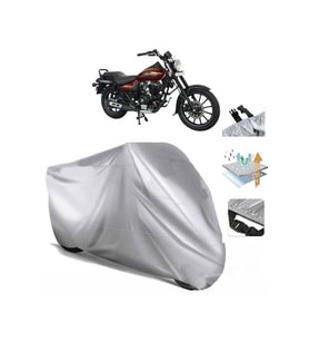 Bajaj Avenger Street 150  Arka Çanta (bağlantı Tokalı) Uyumlu SolarBlock  Motosiklet Brandası Örtüsü (Siyah)