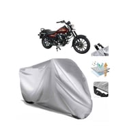 Bajaj Avenger Street 150  Arka Çanta (bağlantı Tokalı) Uyumlu SolarBlock  Motosiklet Brandası Örtüsü (Siyah)