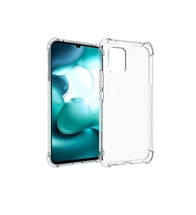 Coverzone Xiaomi Mi 10 Lite ile uyumlu K?l?f Z-Nitro Anti Shock Silikon Kapak Kamera Korumal? Anti?ok Airbag K�?e Korumal? Silikon ?effaf K?l?f