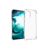 Coverzone Xiaomi Mi 10 Lite ile uyumlu K?l?f Z-Nitro Anti Shock Silikon Kapak Kamera Korumal? Anti?ok Airbag K�?e Korumal? Silikon ?effaf K?l?f