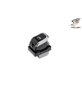 4H0959855A Cam Açma Anahtarı Tekli Krom - Audi A6-A7-A8-A4 2013-2015 - A5 2012-2016 - Q5 2013-2017 -