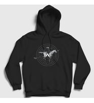 Presmono Unisex Siyah Rider Westworld Kapüşonlu Sweatshirt 225027tt