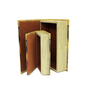 Kutu Kitap Harita 2'li Set Dekoratif Hediyelik