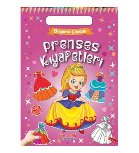 Boyama Çantam - Prenses Kıyafetleri